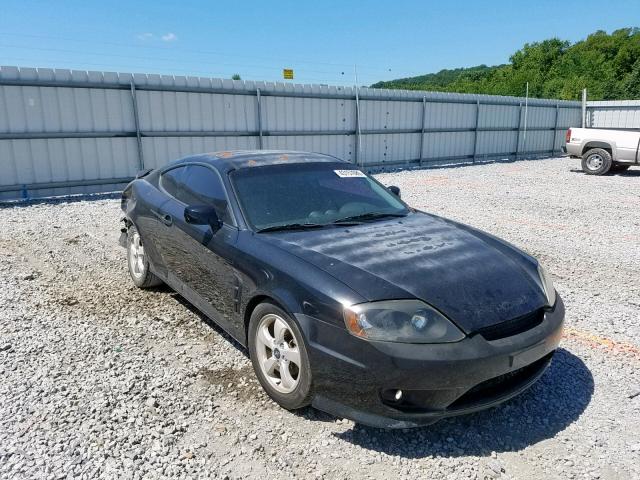 KMHHM65D06U222251 - 2006 HYUNDAI TIBURON GS BLACK photo 1