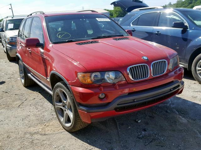 5UXFB93503LN79864 - 2003 BMW X5 4.6IS RED photo 1