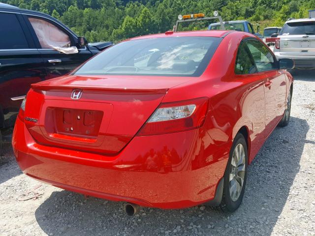 2HGFG1B97AH525174 - 2010 HONDA CIVIC EXL 红色 照片 4