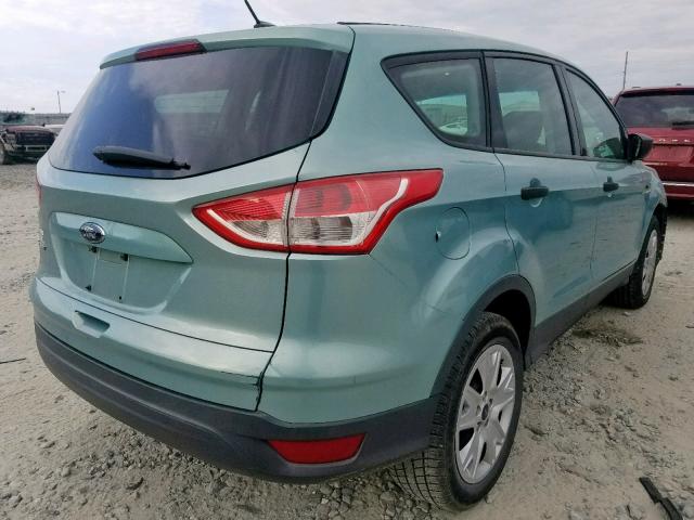 1FMCU0F73DUB60762 - 2013 FORD ESCAPE S TEAL photo 4