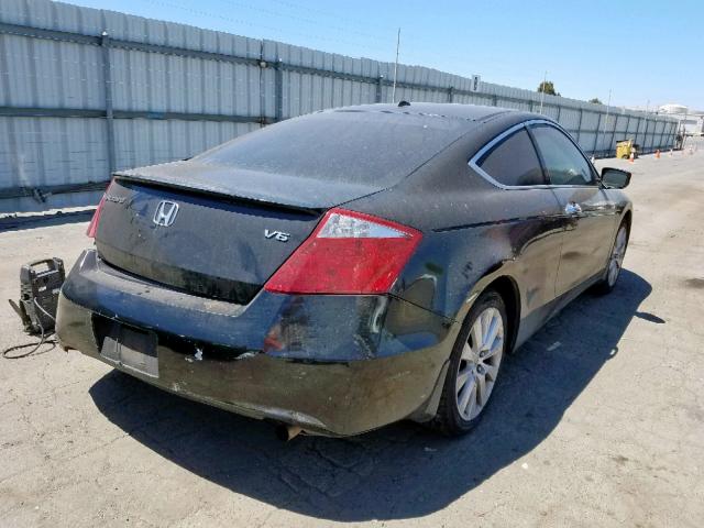 1HGCS22849A007161 - 2009 HONDA ACCORD EXL BLACK photo 3