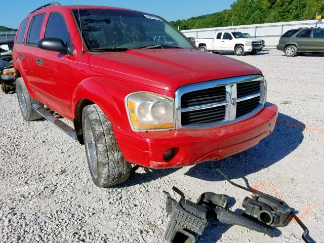 1D8HD48N45F589574 - 2005 DODGE DURANGO SL RED photo 1