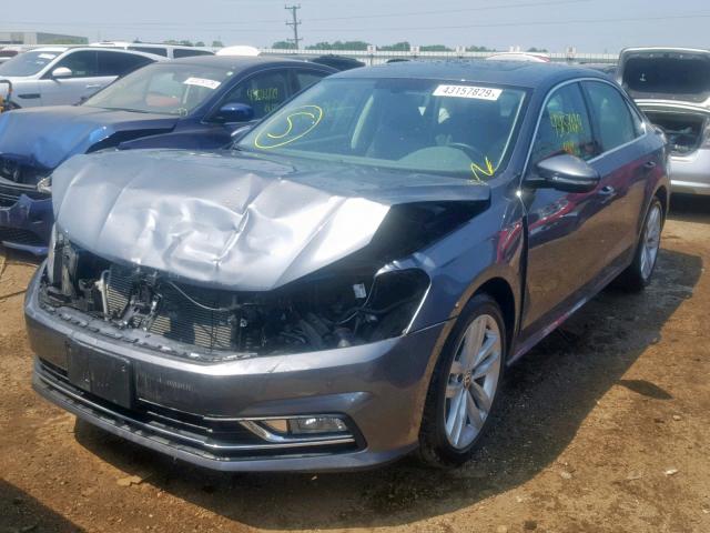 1VWBA7A35JC019955 - 2018 VOLKSWAGEN PASSAT SE GRAY photo 2