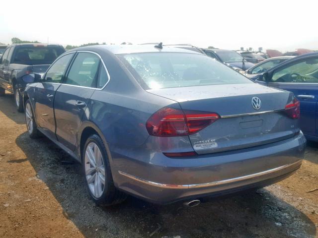 1VWBA7A35JC019955 - 2018 VOLKSWAGEN PASSAT SE GRAY photo 3