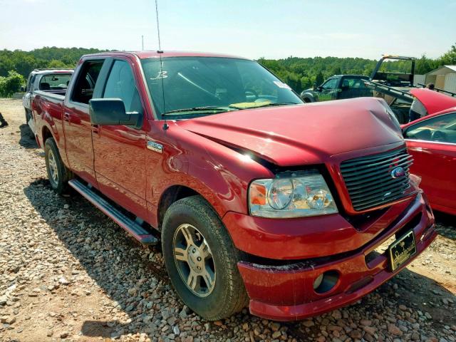 1FTPW12V97KC15581 - 2007 FORD F150 SUPER RED photo 1