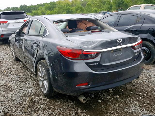 JM1GL1V55H1124075 - 2017 MAZDA 6 TOURING GRAY photo 3