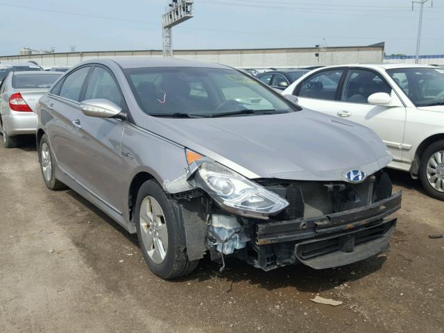 KMHEC4A41BA006260 - 2011 HYUNDAI SONATA HYB SILVER photo 1