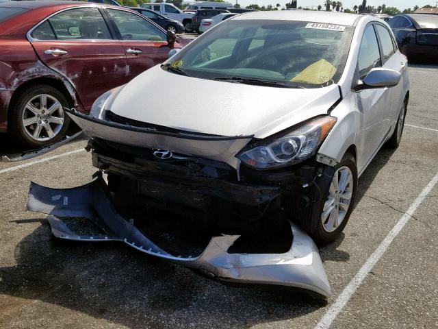 KMHD35LE3DU094866 - 2013 HYUNDAI ELANTRA GT SILVER photo 2