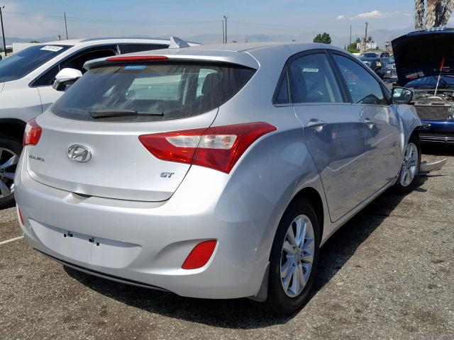 KMHD35LE3DU094866 - 2013 HYUNDAI ELANTRA GT SILVER photo 4