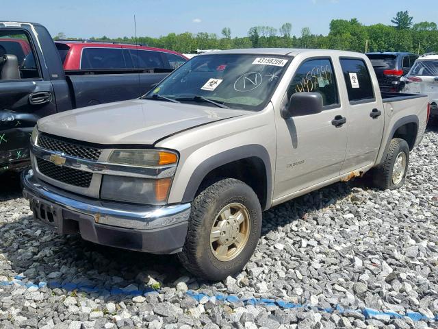 1GCDT136148196018 - 2004 CHEVROLET COLORADO SILVER photo 2