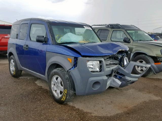 5J6YH18654L012699 - 2004 HONDA ELEMENT EX BLUE photo 1