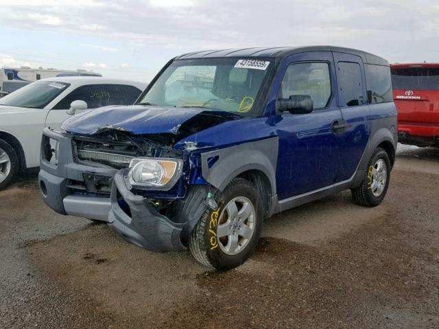 5J6YH18654L012699 - 2004 HONDA ELEMENT EX BLUE photo 2