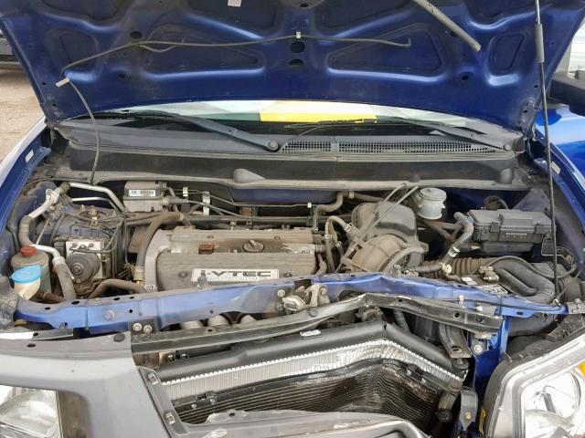 5J6YH18654L012699 - 2004 HONDA ELEMENT EX BLUE photo 7