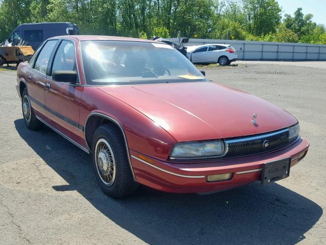 2G4WB54L0N1400590 - 1992 BUICK REGAL CUST MAROON photo 1