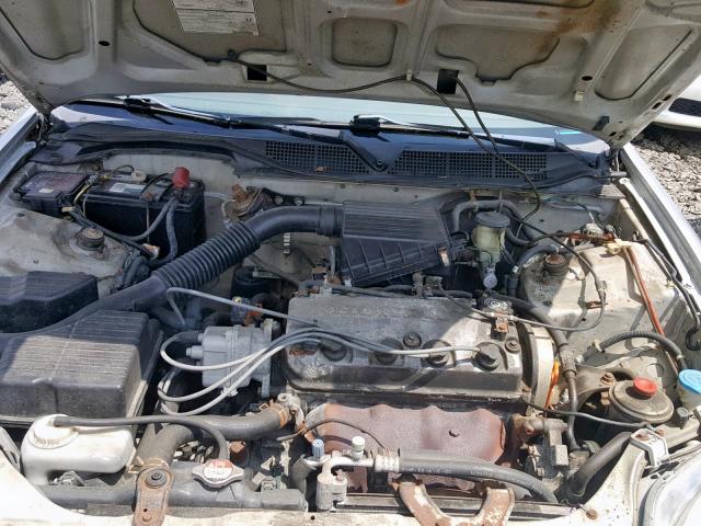 2HGEJ6443VH116252 - 1997 HONDA CIVIC DX SILVER photo 7