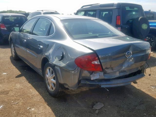 2G4WD562X51317408 - 2005 BUICK LACROSSE C GRAY photo 3