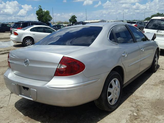 2G4WC582361262267 - 2006 BUICK LACROSSE C SILVER photo 4