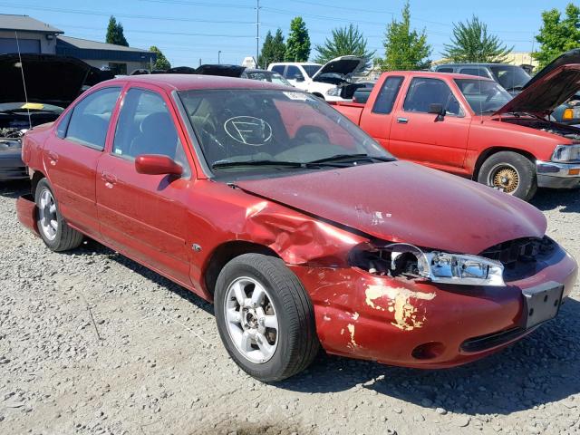 1FAFP6637WK230616 - 1998 FORD CONTOUR LX RED photo 1