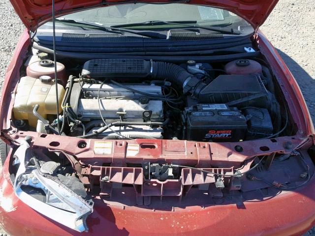 1FAFP6637WK230616 - 1998 FORD CONTOUR LX RED photo 7