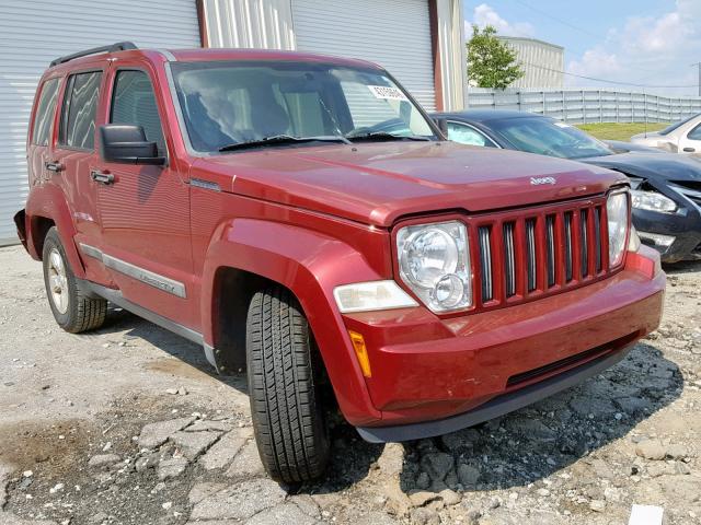 1J4PP2GK4BW578643 - 2011 JEEP LIBERTY SP RED photo 1
