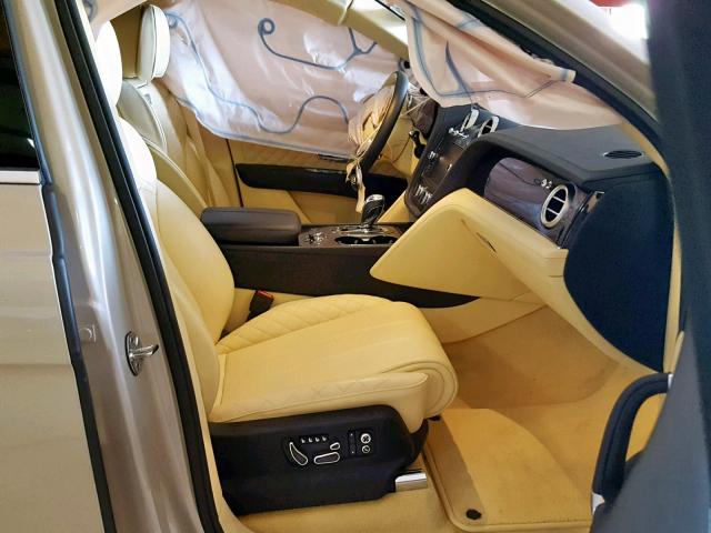 SJAAC2ZV3JC017253 - 2018 BENTLEY BENTAYGA BEIGE photo 5