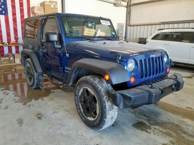 1J4AA2D10AL215873 - 2010 JEEP WRANGLER S BLUE photo 1