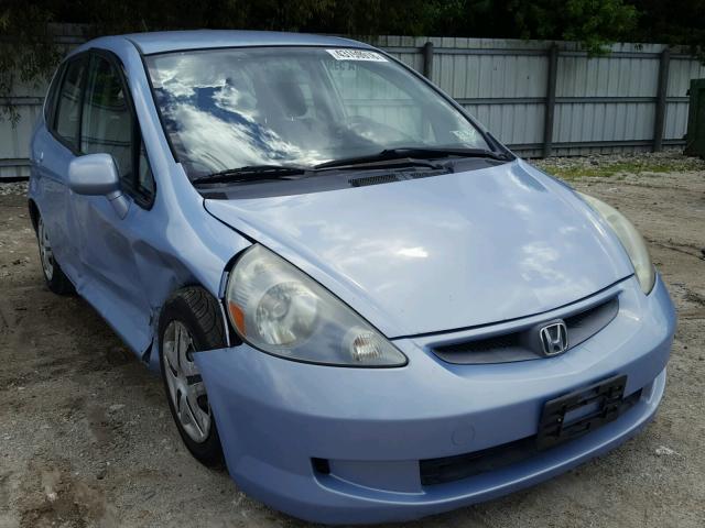 JHMGD374X8S008747 - 2008 HONDA FIT BLUE photo 1