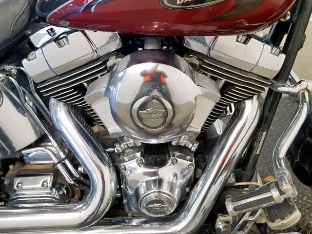 1HD1BXB1X3Y113777 - 2003 HARLEY-DAVIDSON FLSTFI MAROON photo 5