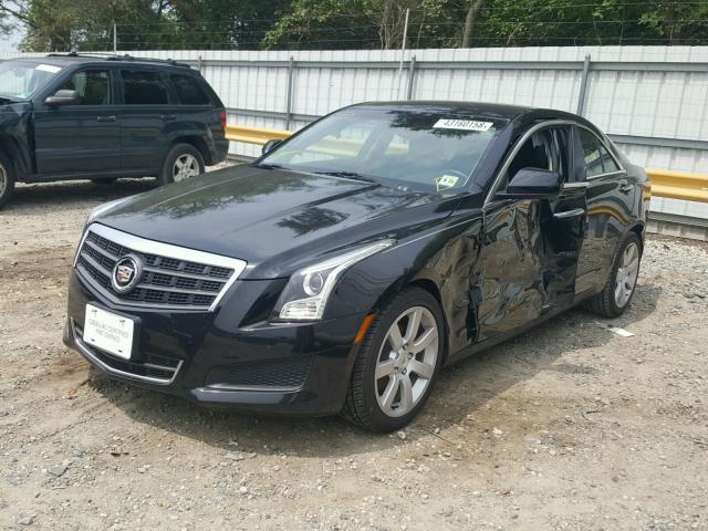 1G6AA5RA9E0191437 - 2014 CADILLAC ATS BLACK photo 2