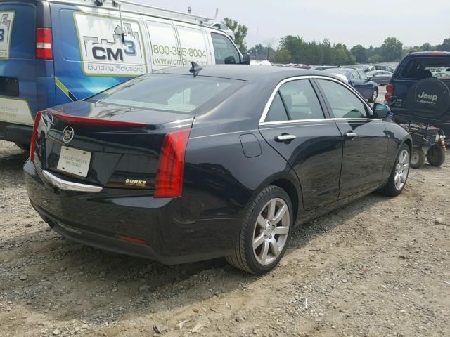 1G6AA5RA9E0191437 - 2014 CADILLAC ATS BLACK photo 4