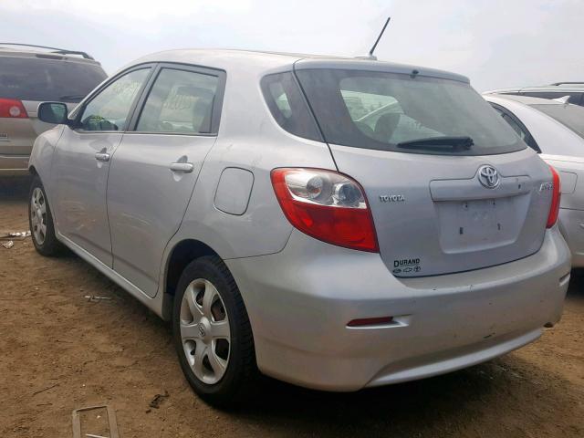 2T1KU40E09C080466 - 2009 TOYOTA COROLLA MA SILVER photo 3