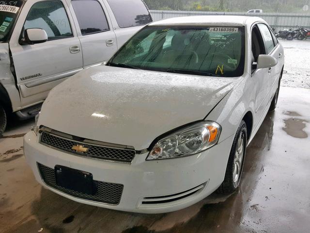 2G1WA5E30F1124444 - 2015 CHEVROLET IMPALA LIM WHITE photo 2