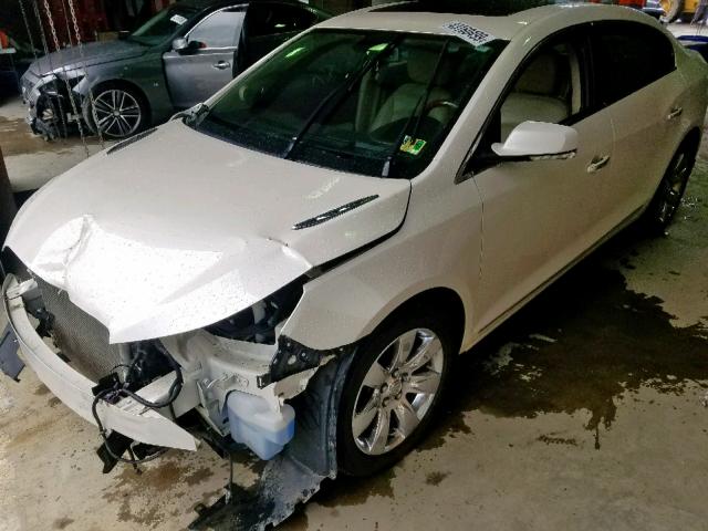 1G4GF5E31DF183906 - 2013 BUICK LACROSSE P WHITE photo 2