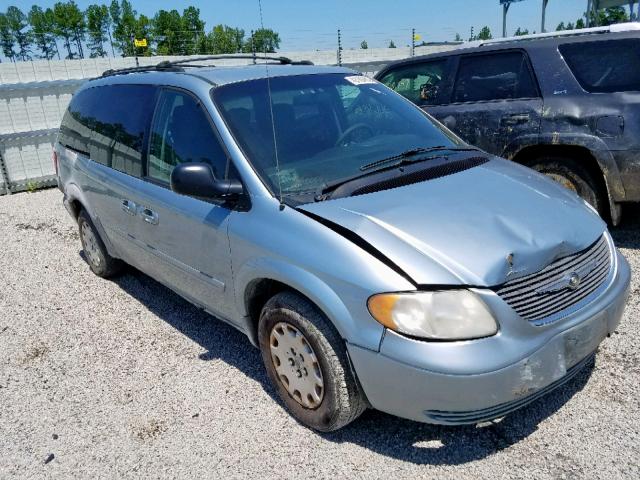 2C4GP44R04R522617 - 2004 CHRYSLER TOWN & COU BLUE photo 1