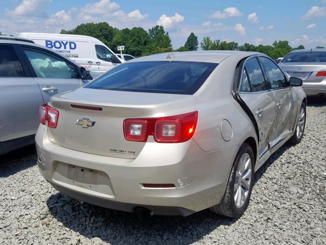 1G11H5SA6DF289655 - 2013 CHEVROLET MALIBU LTZ ოქროსფერი ფოტო 4