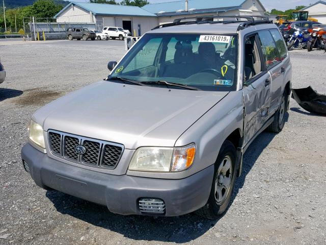 JF1SF63511H706808 - 2001 SUBARU FORESTER L SILVER photo 2