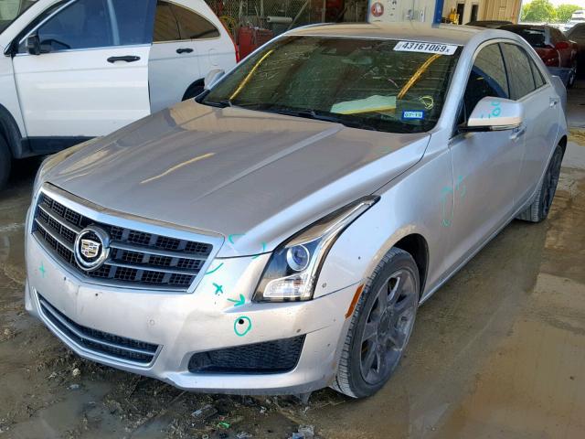 1G6AB5SX3E0156324 - 2014 CADILLAC ATS LUXURY SILVER photo 2