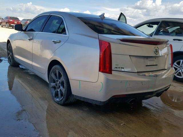 1G6AB5SX3E0156324 - 2014 CADILLAC ATS LUXURY SILVER photo 3