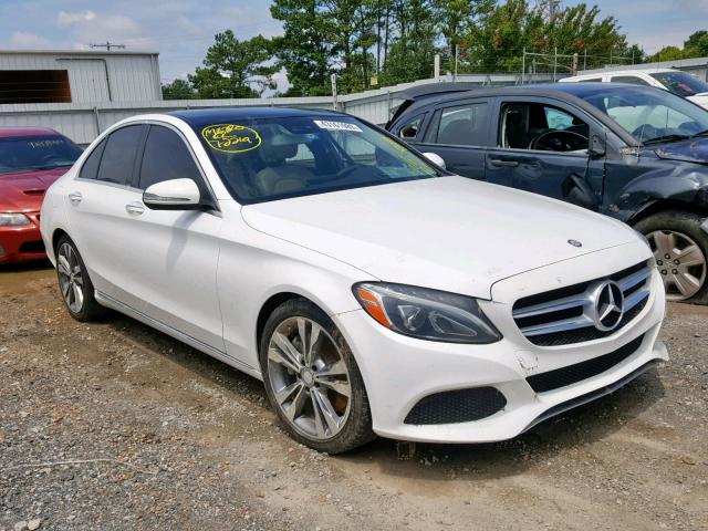 55SWF4JB1GU159233 - 2016 MERCEDES-BENZ C 300 WHITE photo 1