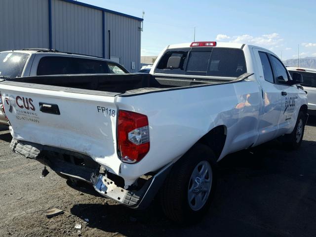5TFTY5F14JX010090 - 2018 TOYOTA TUNDRA DOU WHITE photo 4