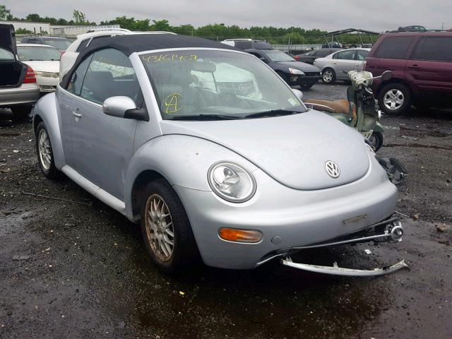 3VWCK21Y43M302316 - 2003 VOLKSWAGEN NEW BEETLE ვერცხლისფერი ფოტო 1
