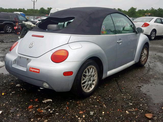 3VWCK21Y43M302316 - 2003 VOLKSWAGEN NEW BEETLE ვერცხლისფერი ფოტო 4