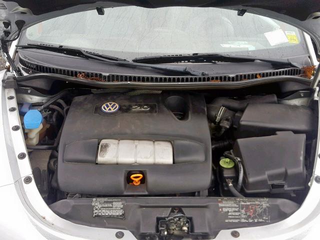 3VWCK21Y43M302316 - 2003 VOLKSWAGEN NEW BEETLE ვერცხლისფერი ფოტო 7