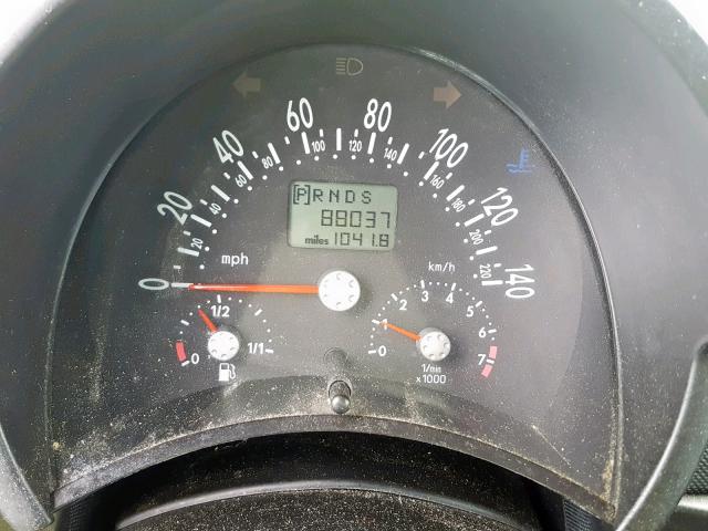 3VWCK21Y43M302316 - 2003 VOLKSWAGEN NEW BEETLE ვერცხლისფერი ფოტო 8