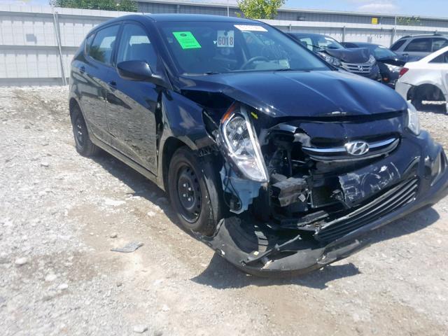 KMHCT5AE7FU232278 - 2015 HYUNDAI ACCENT GS BLACK photo 1