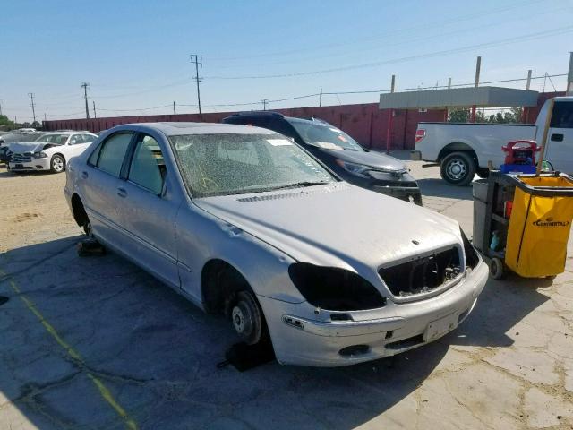 WDBNG75J9YA031733 - 2000 MERCEDES-BENZ S 500 BLUE photo 1