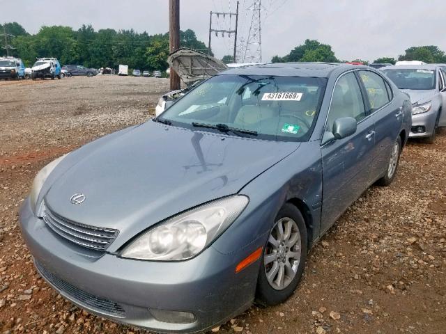 JTHBF30G120052051 - 2002 LEXUS ES 300 GRAY photo 2