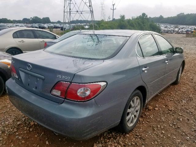 JTHBF30G120052051 - 2002 LEXUS ES 300 GRAY photo 4