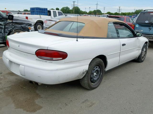 3C3EL45H1YT275866 - 2000 CHRYSLER SEBRING JX WHITE photo 4