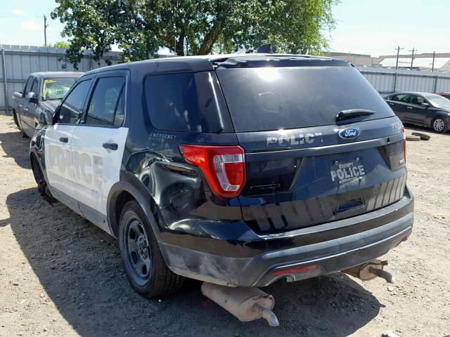 1FM5K8ARXGGA78665 - 2016 FORD EXPLORER P TWO TONE photo 3